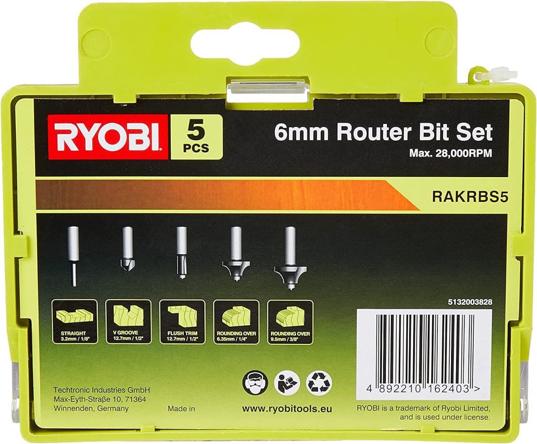 Set Burgija Za Glodalo Ryobi Rakrbs Ekstra Moto Testera Pirot